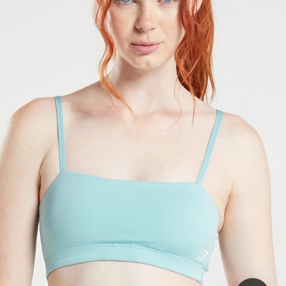 Gymshark Bandeau Sports Bra - Pearl blue